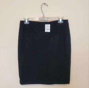 NWT J. Crew Pencil skirt, black, size 4
